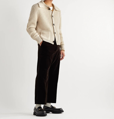 Dries Van Noten Ribbed Wool Cardigan outlook