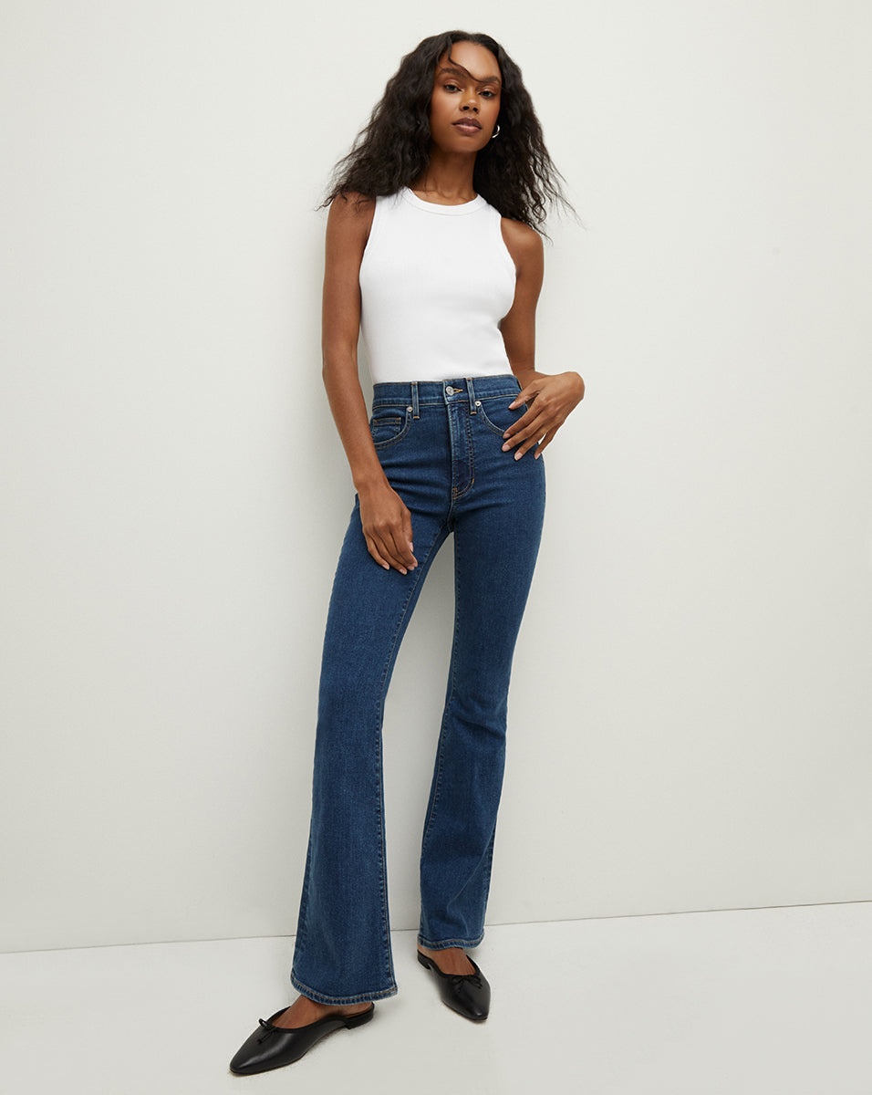 BEVERLY LOAFER LENGTH SKINNY-FLARE JEAN - 4