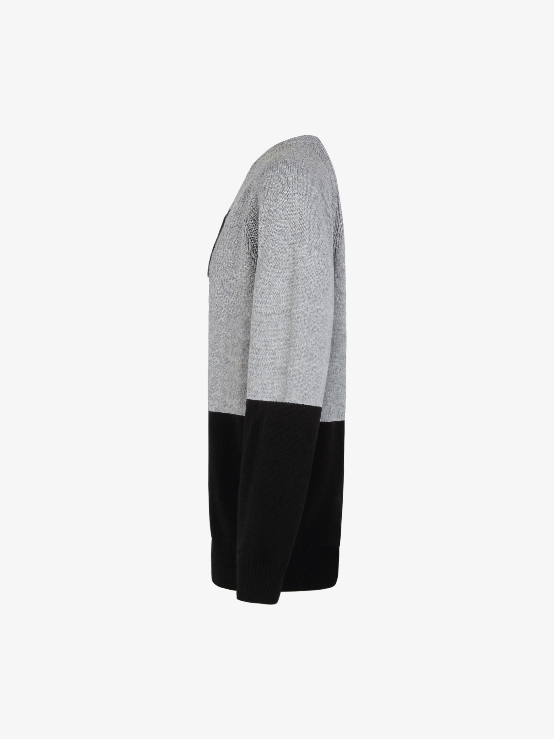 Sweater in two tone cashmere with 4G emblem - 3