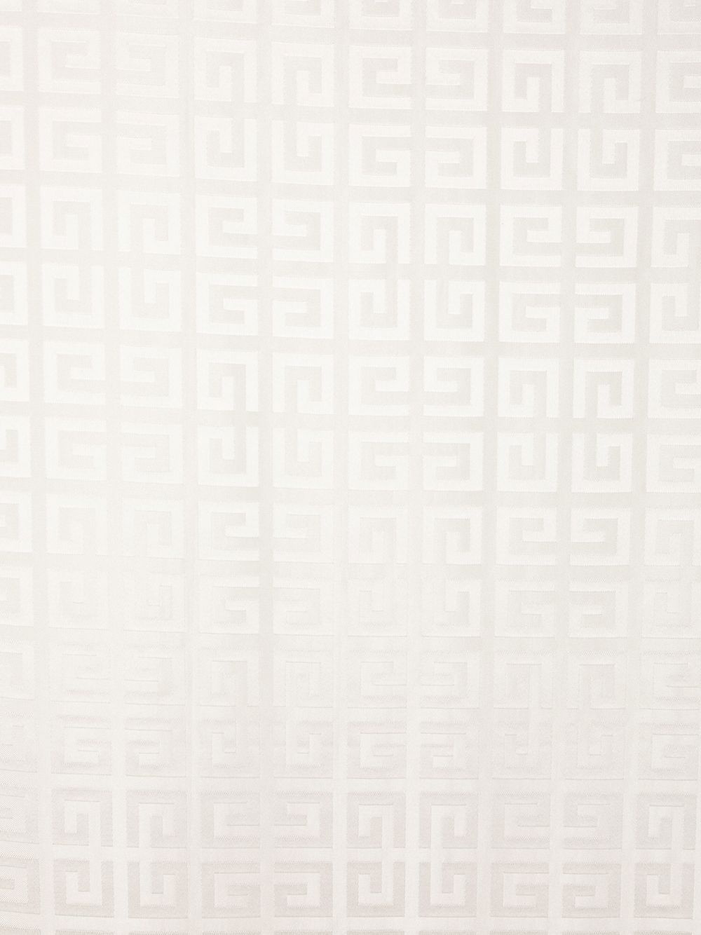 monogram-print silk scarf - 2
