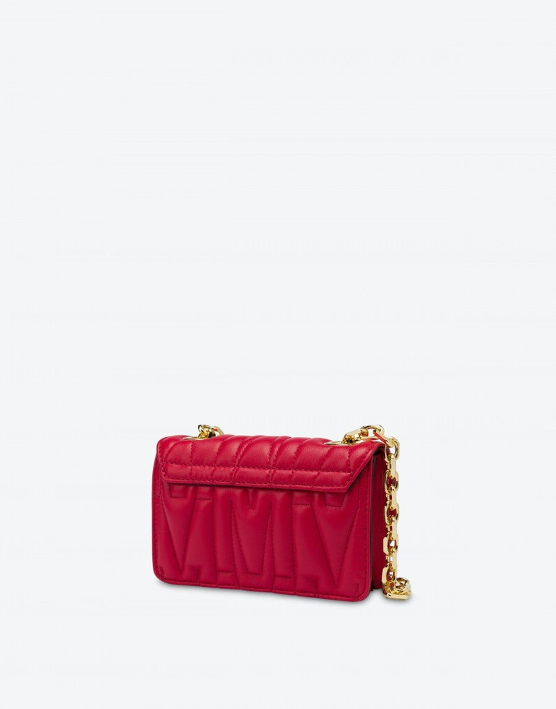 Moschino MINI QUILTED M BAG WITH SHOULDER STRAP outlook