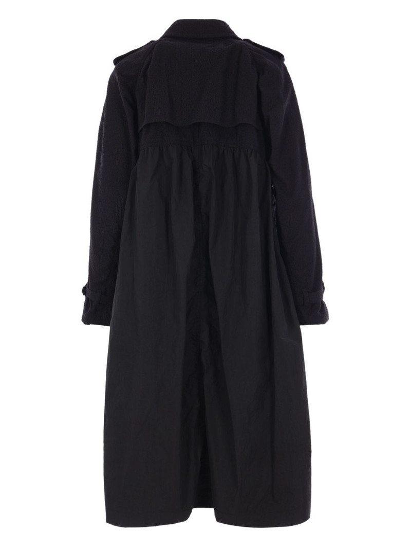 TAO Comme Des Garçons embroidered trench coat outlook