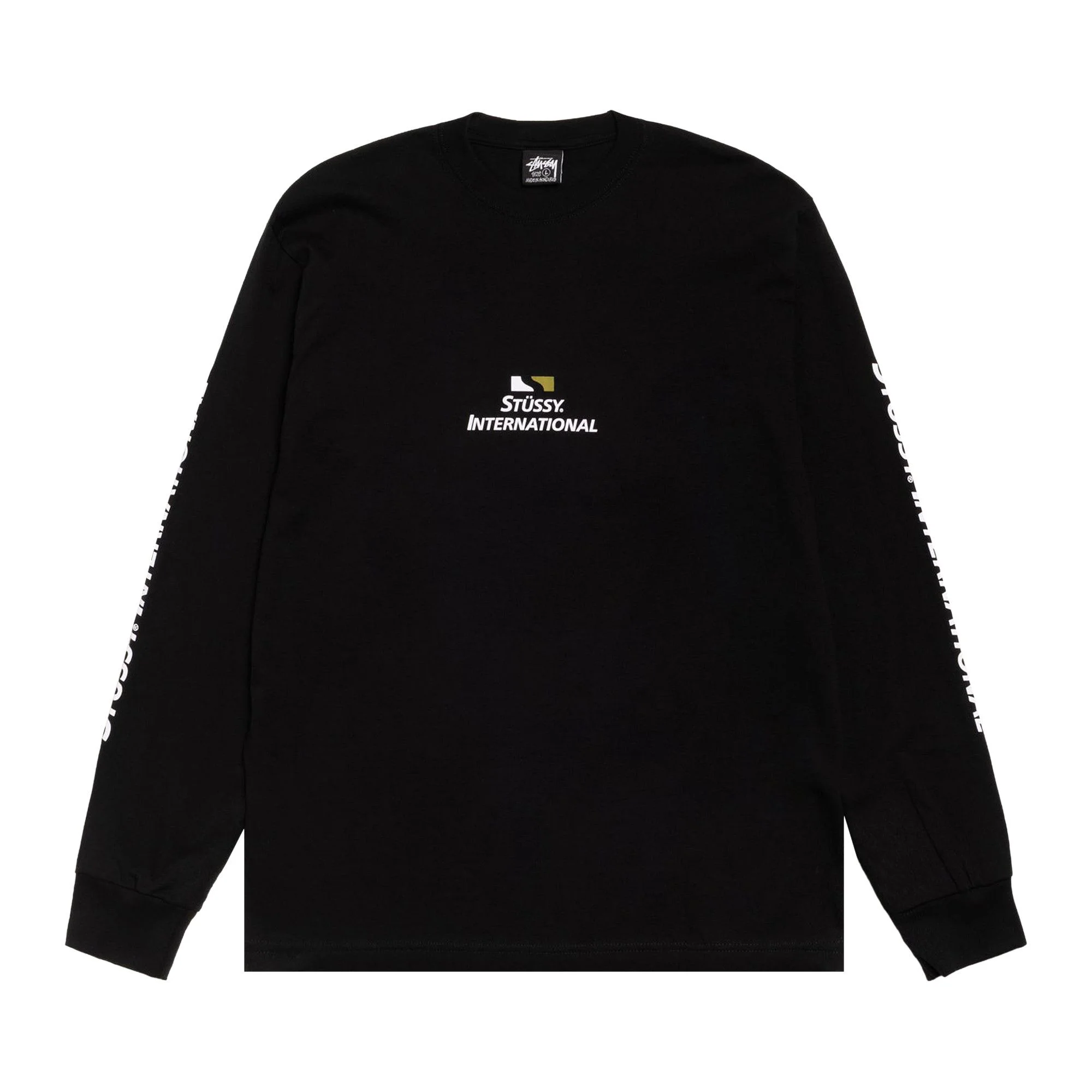 Stussy International Long-Sleeve Tee 'Black' - 1
