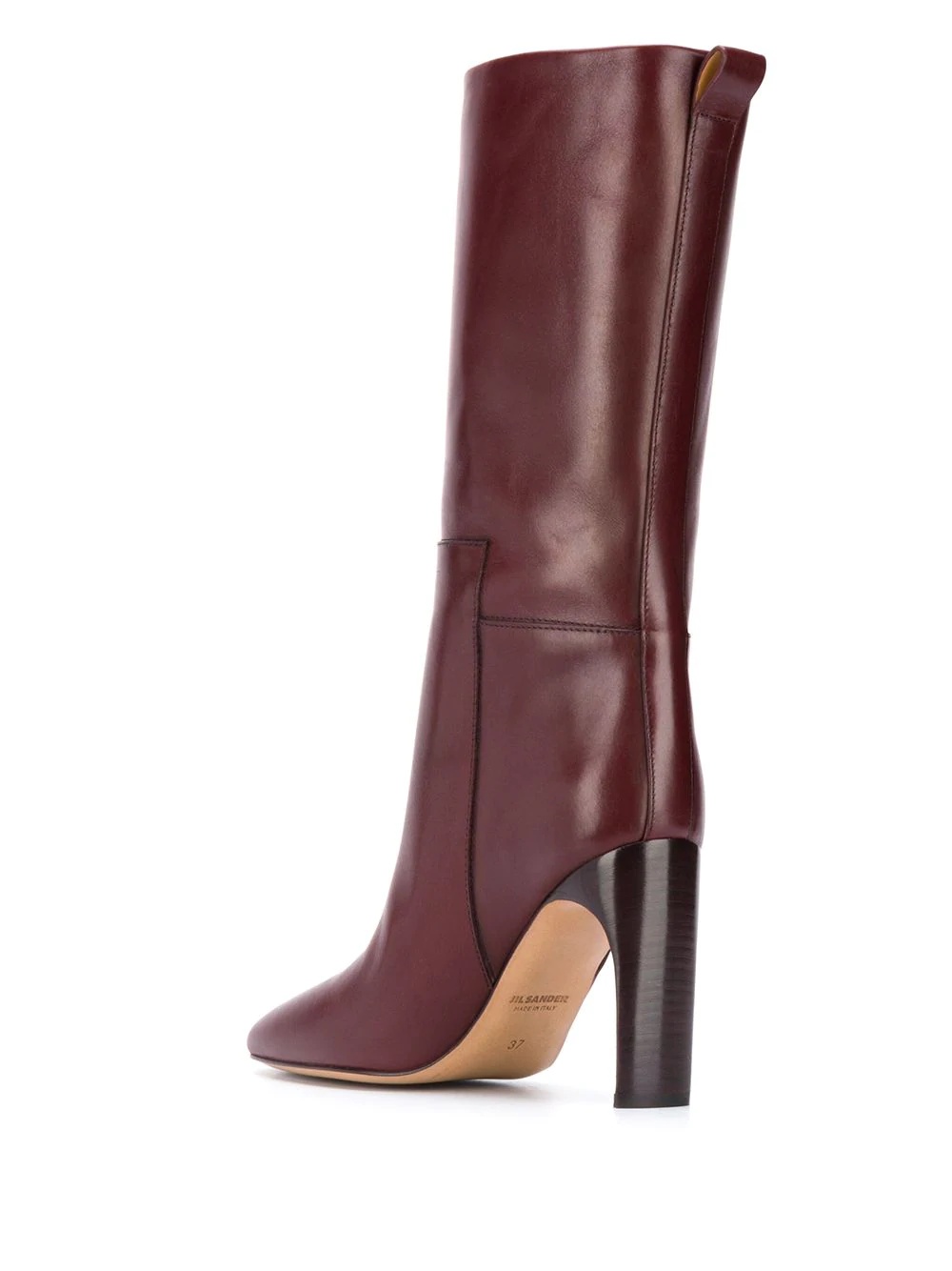 leather mid-calf boots - 3