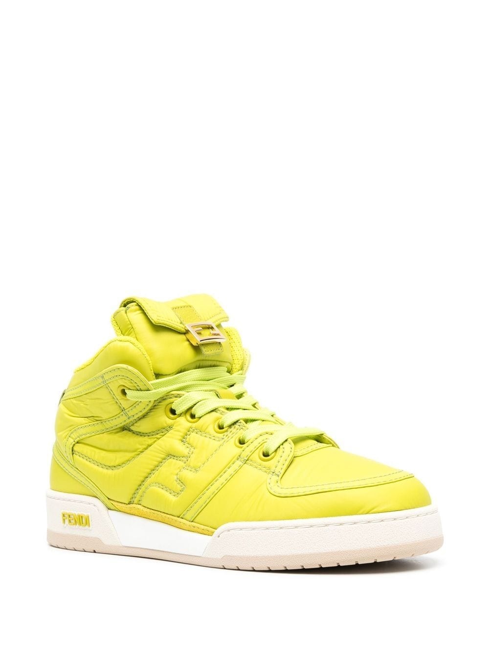 FF logo-embroidered high-top sneakers - 2