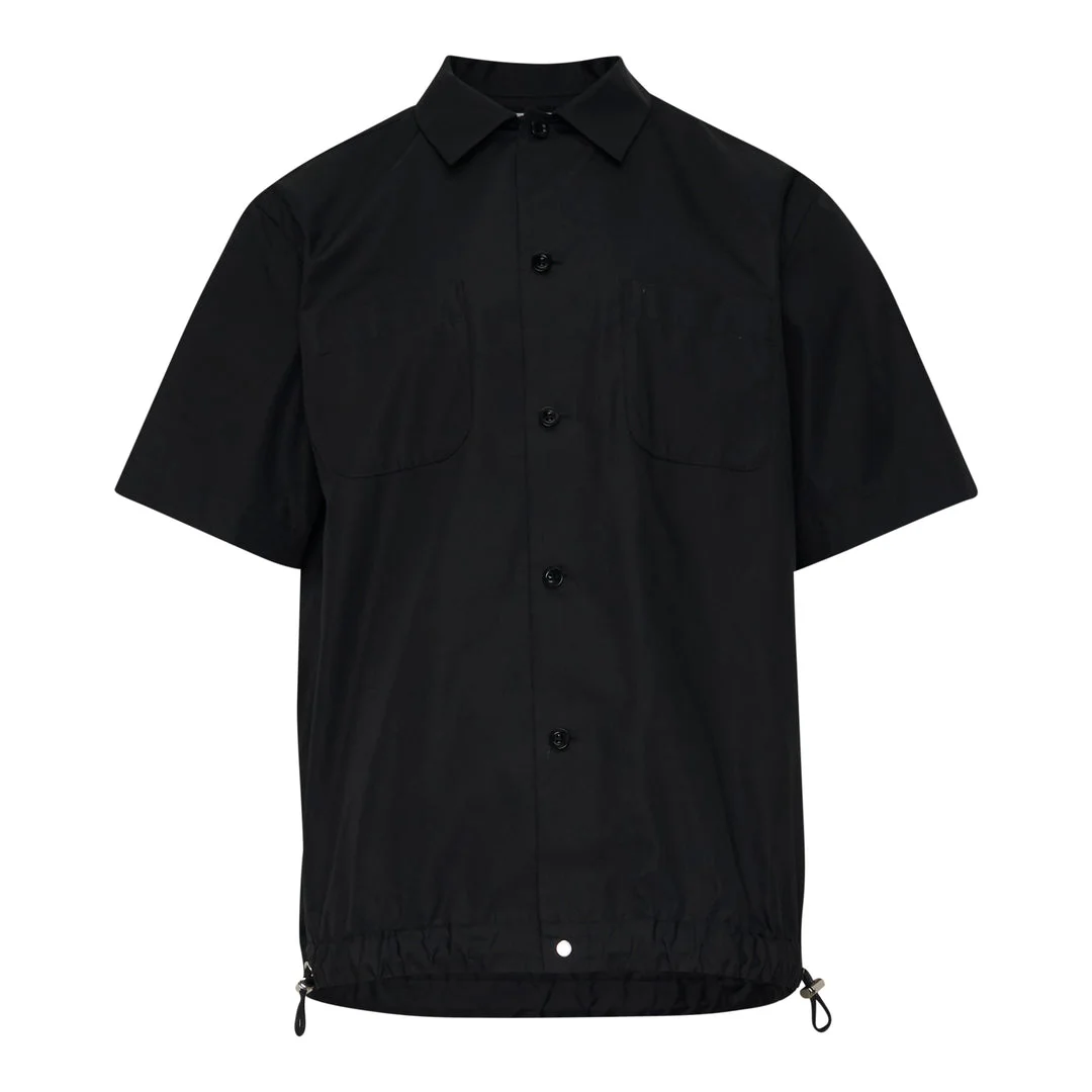 Cotton Poplin Short Sleeve Shirt - 1