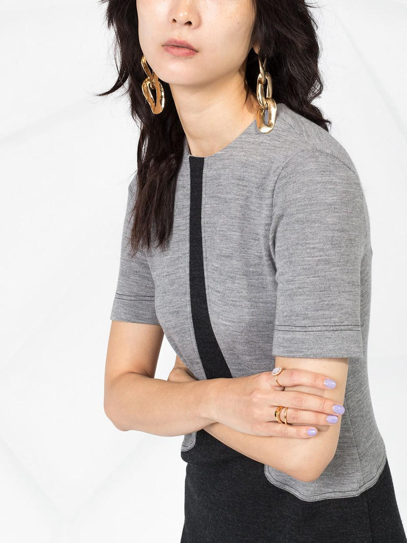 two-tone T-shirt dress 3