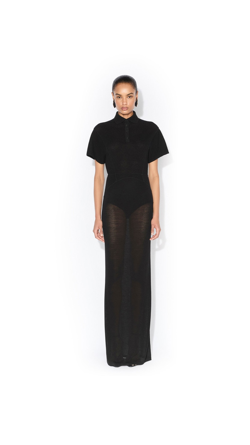 WOOL-BLEND POLO DRESS 2