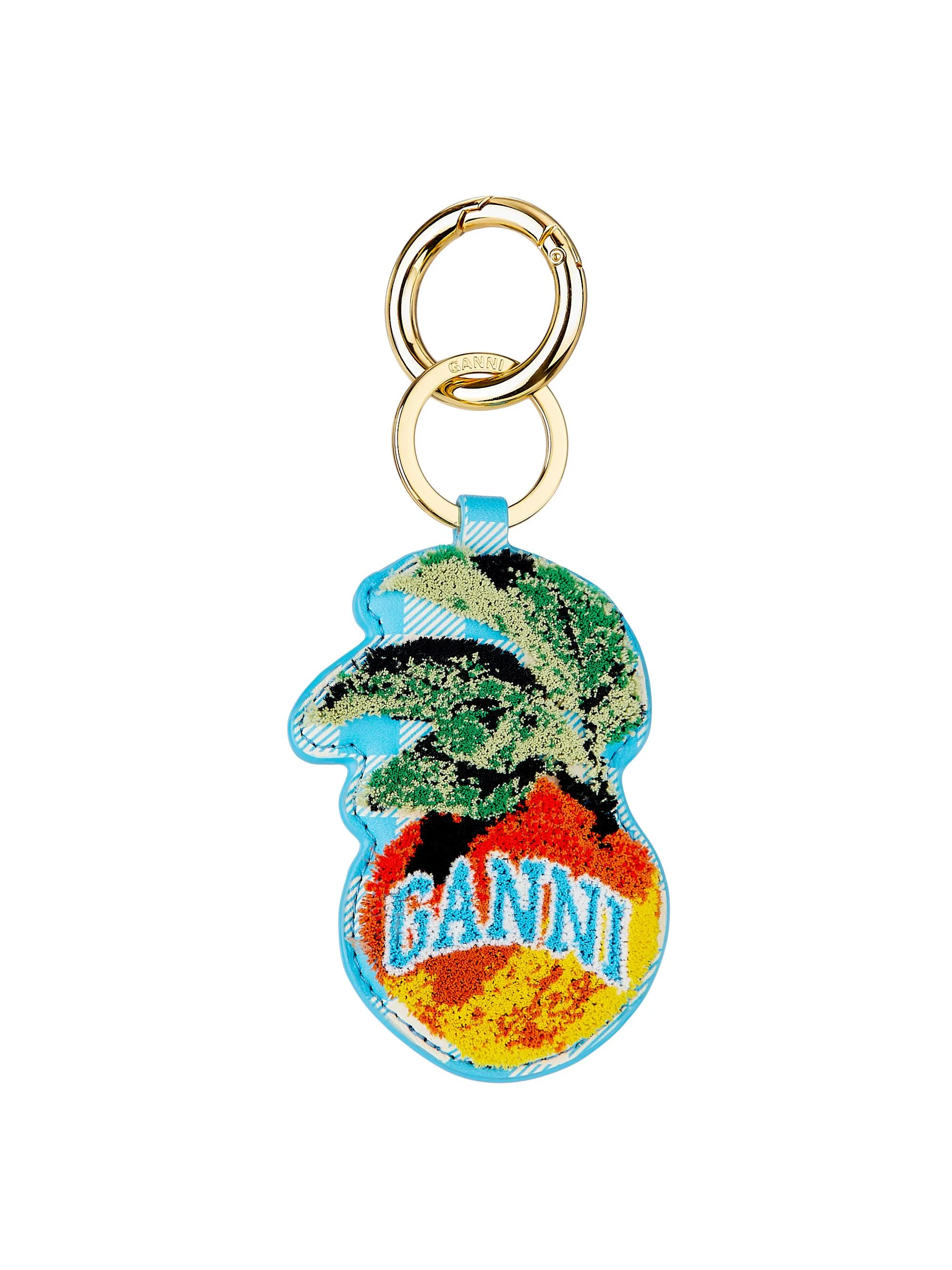 Women's Apple Velvet Keyring - Alaskan Blue - 1
