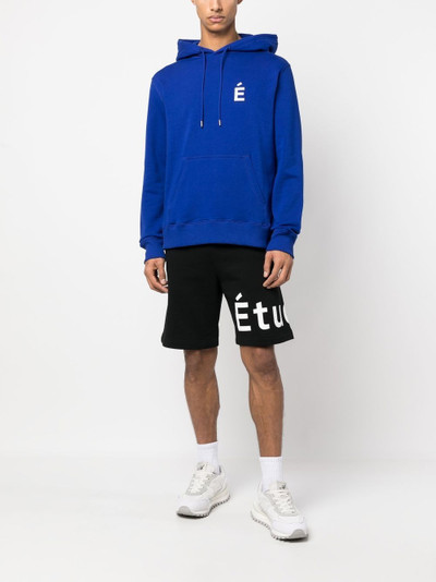 Étude logo-print long-sleeve hoodie outlook