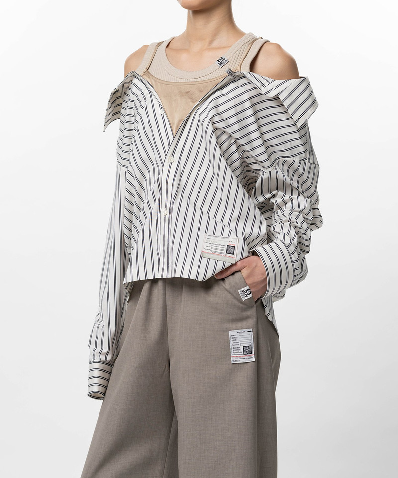Triple Layered Stripe Shirt 6