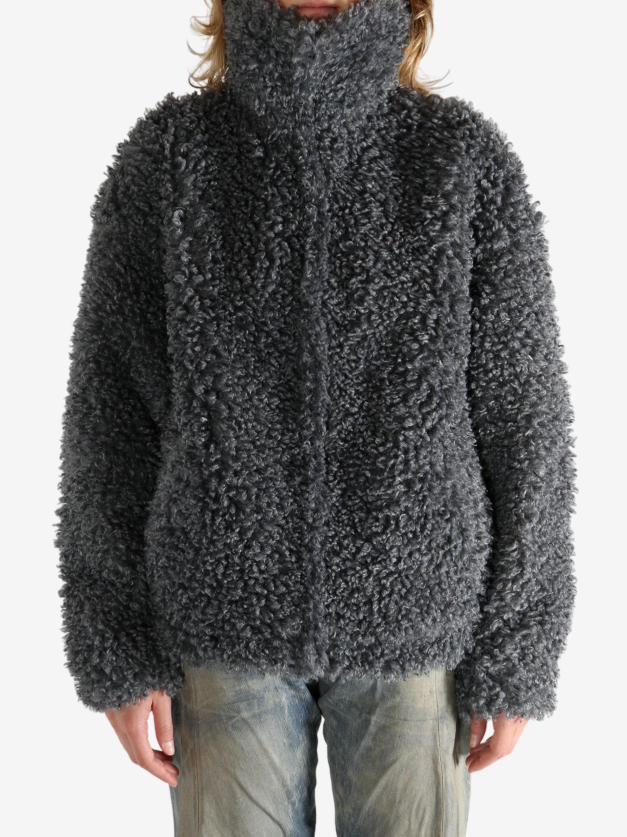 ACNE STUDIOS - Women Fuzzy Bomber Jacket - 1