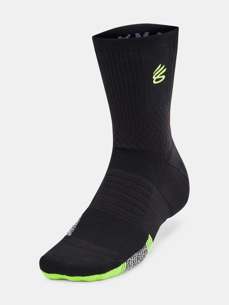 Unisex Curry ArmourDry™ Playmaker Mid-Crew Socks 1