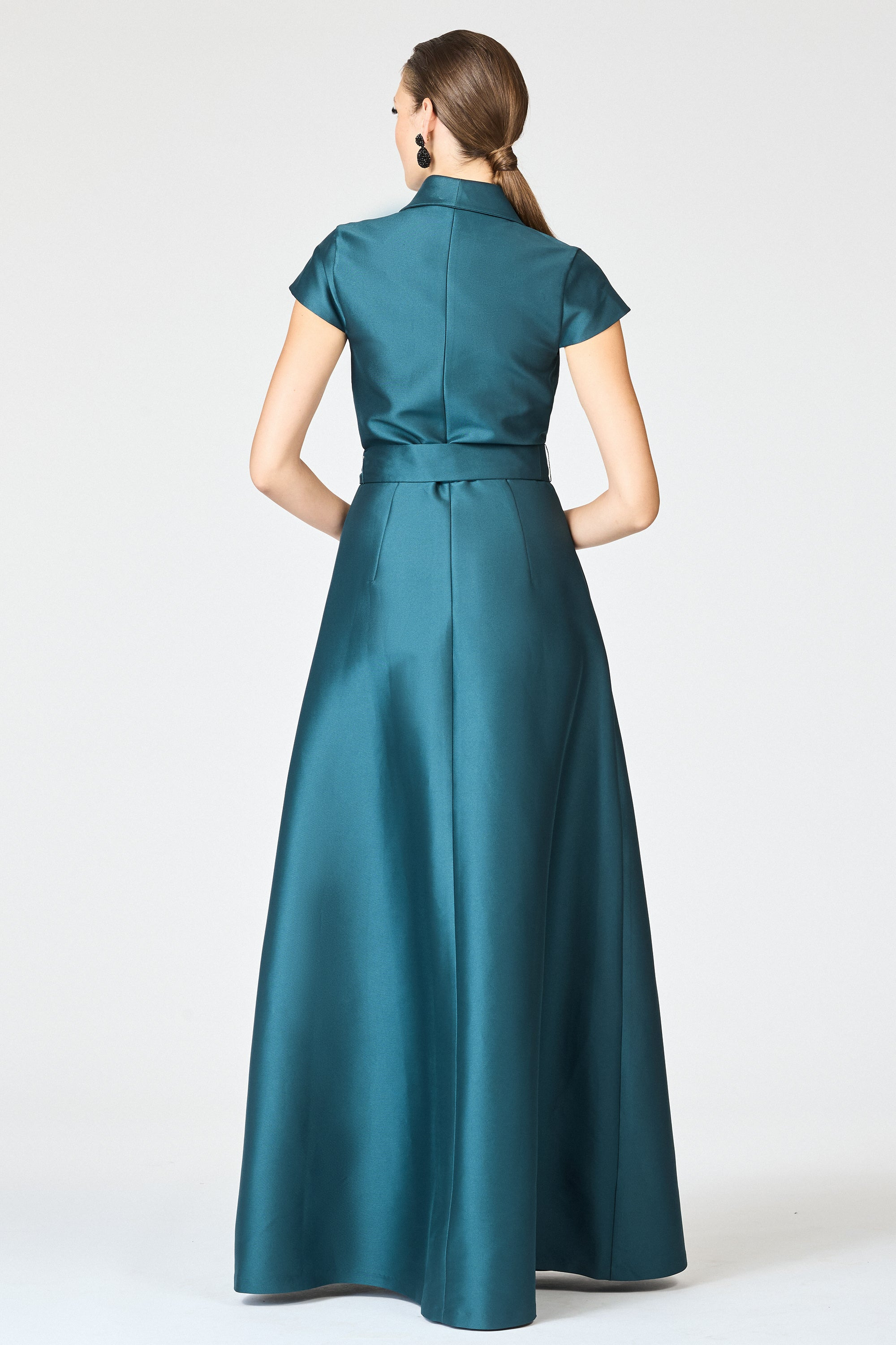 ETIENNE GOWN - FOREST GREEN - 4