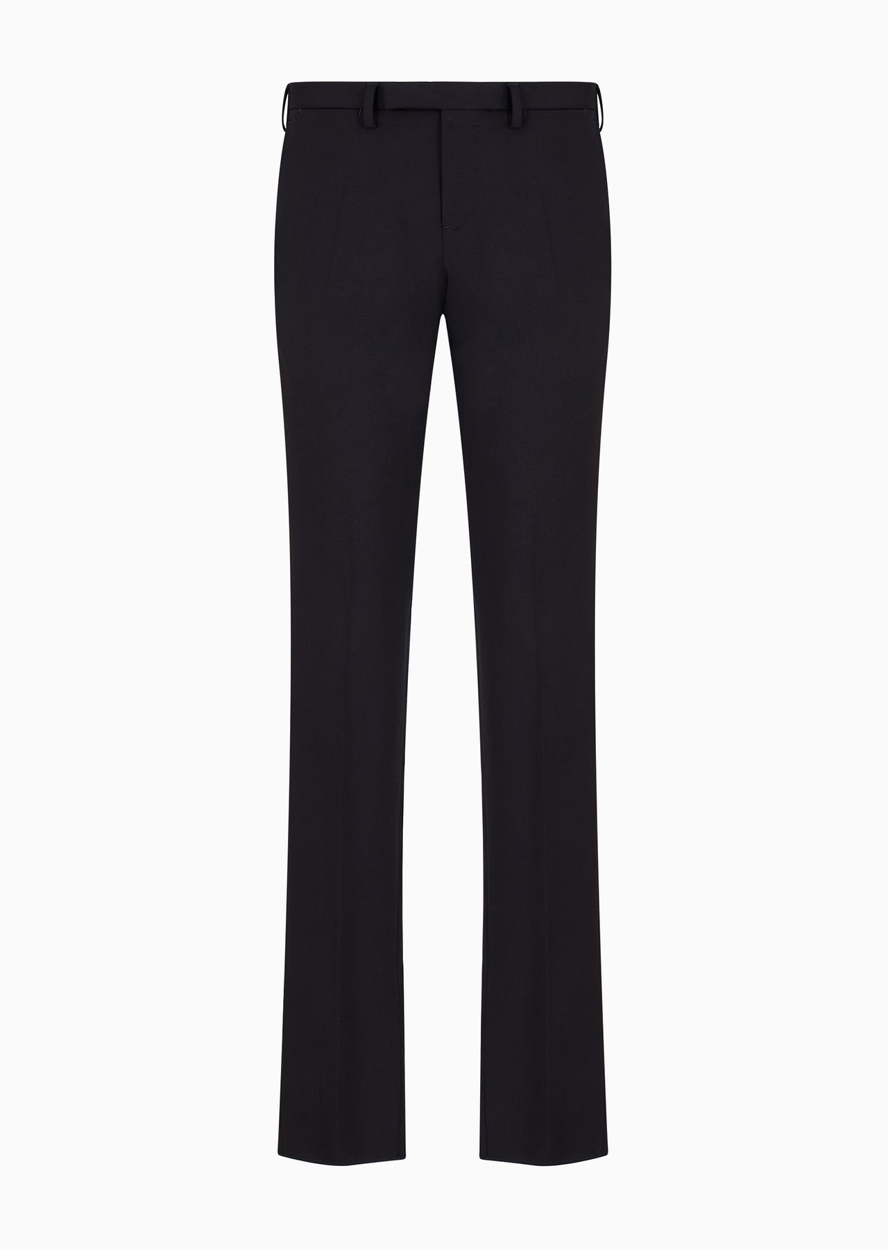 Trousers in natural stretch tropical light wool - 1