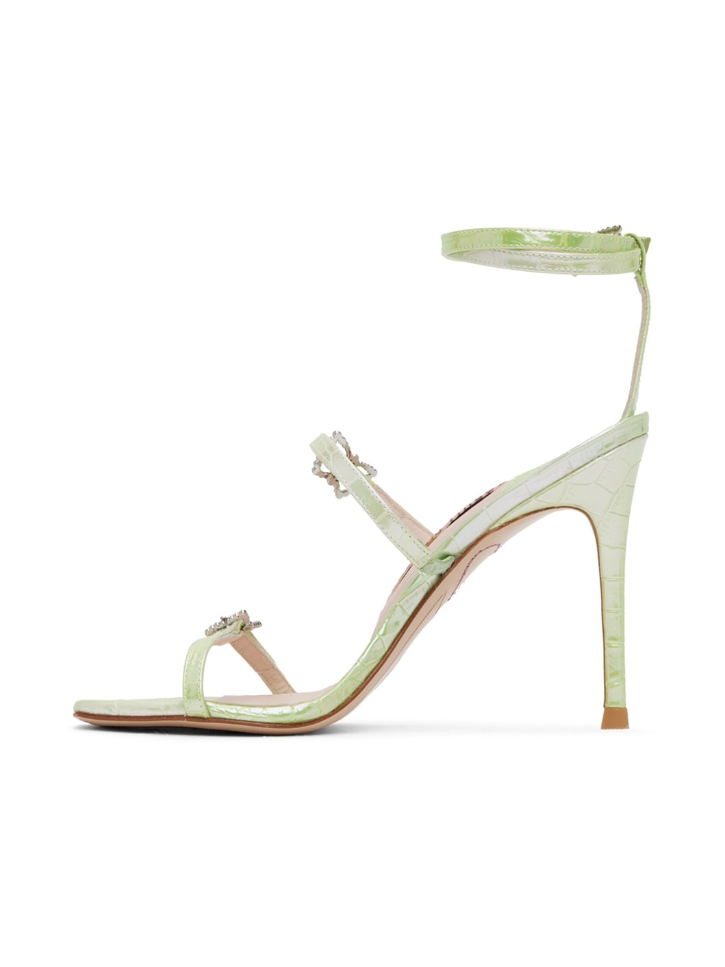 Green Venus Heeled Sandal - 3