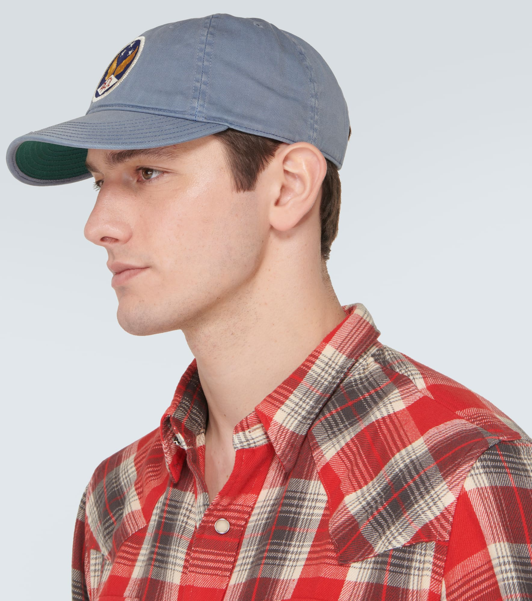 Ball patched cotton baseball cap - 3