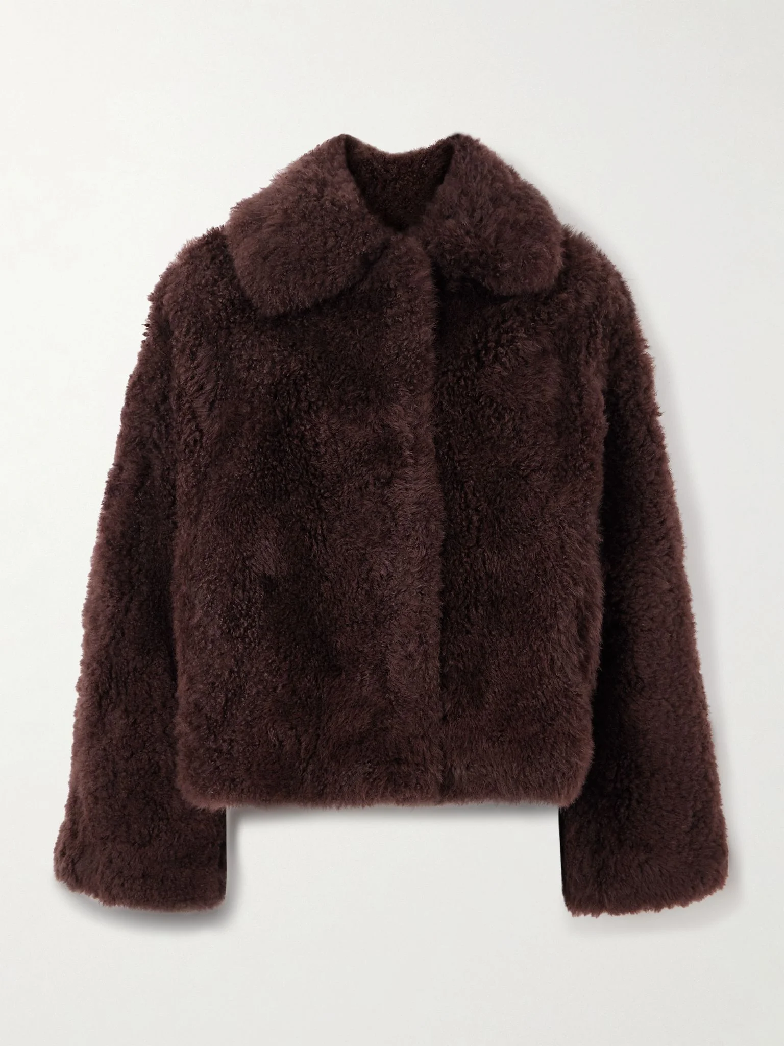 Shearling jacket Brass - 1