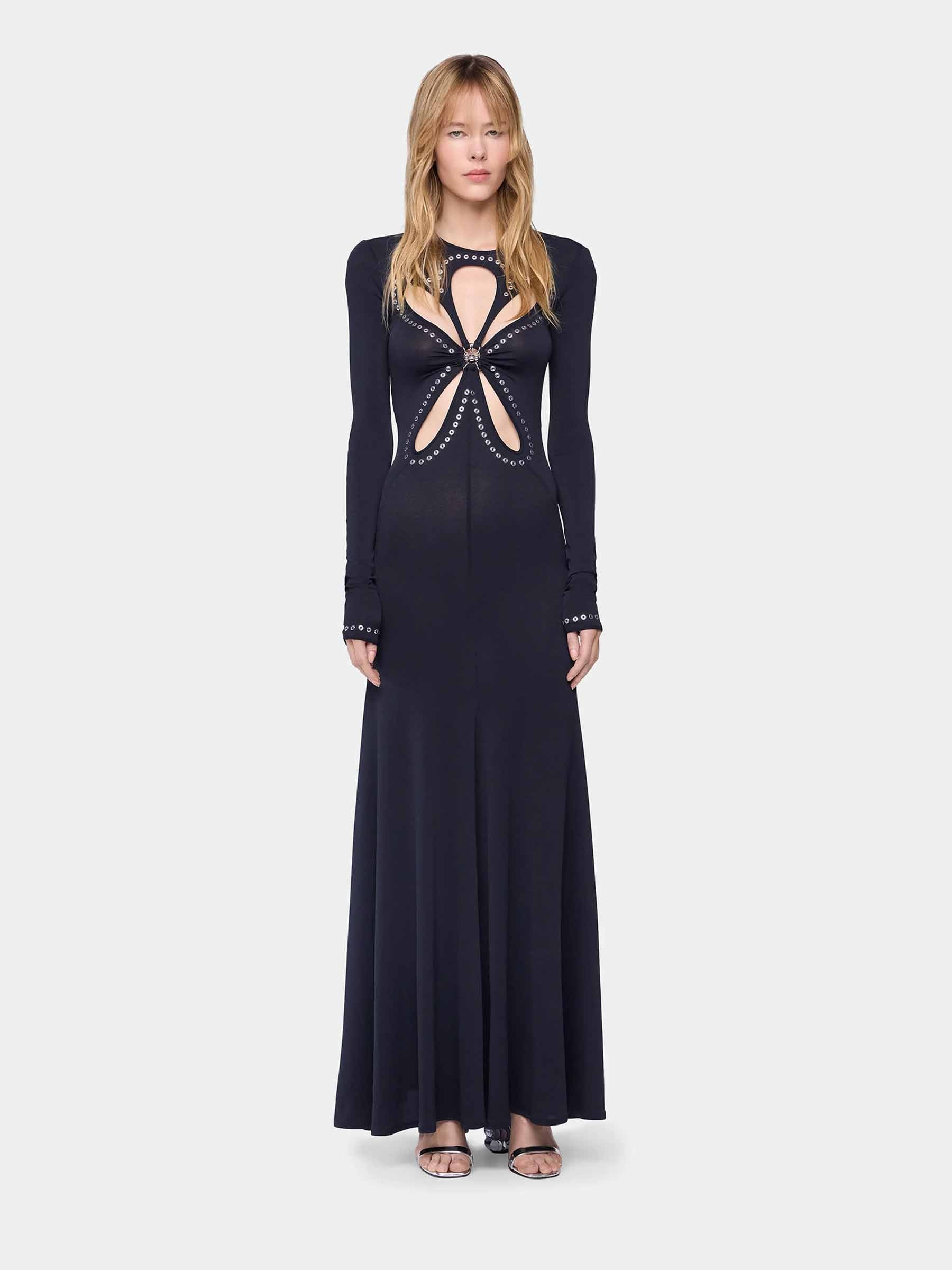 MAXI EYELET DRESS - 2