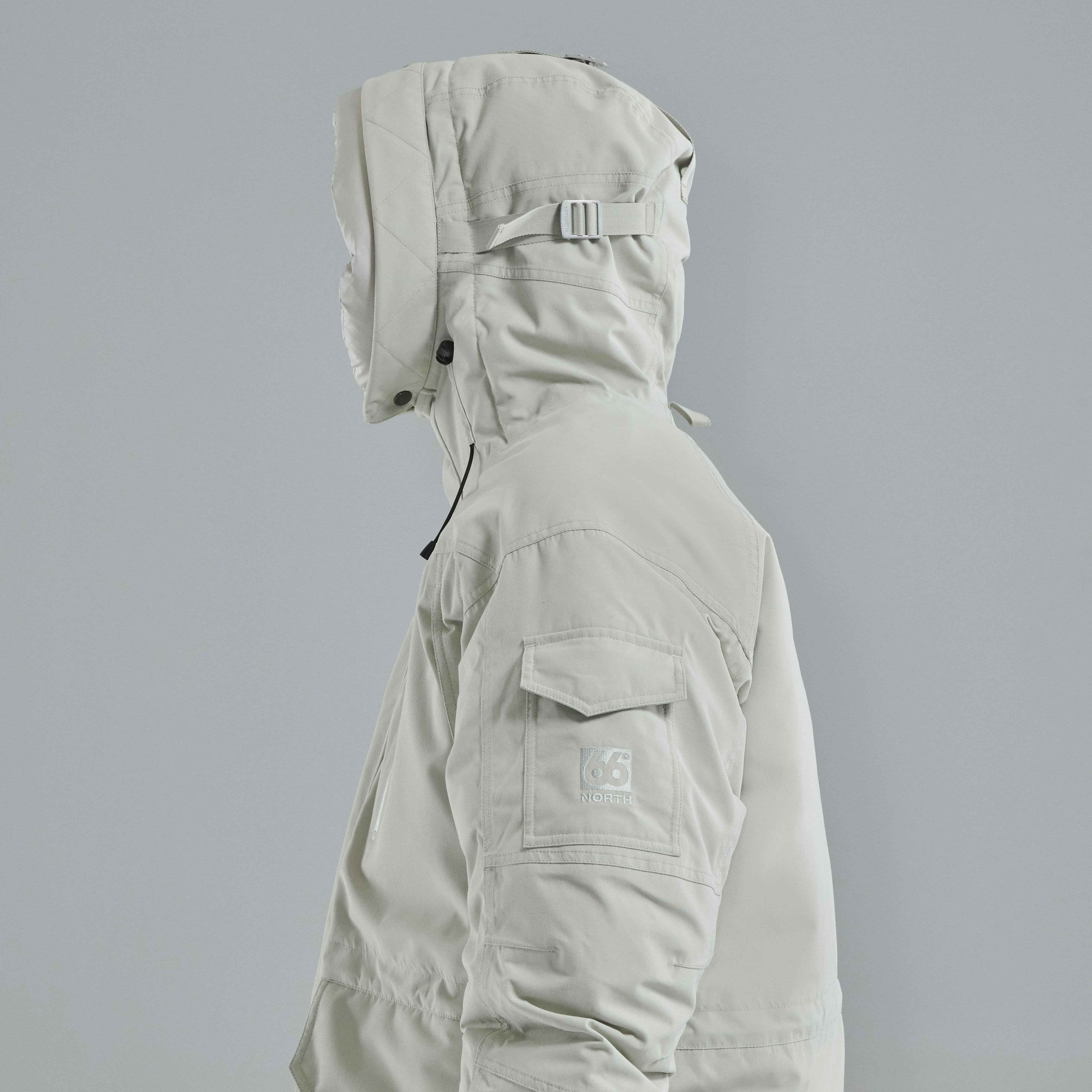 Jökla Arctic professional vegan parka with hood trim - 8