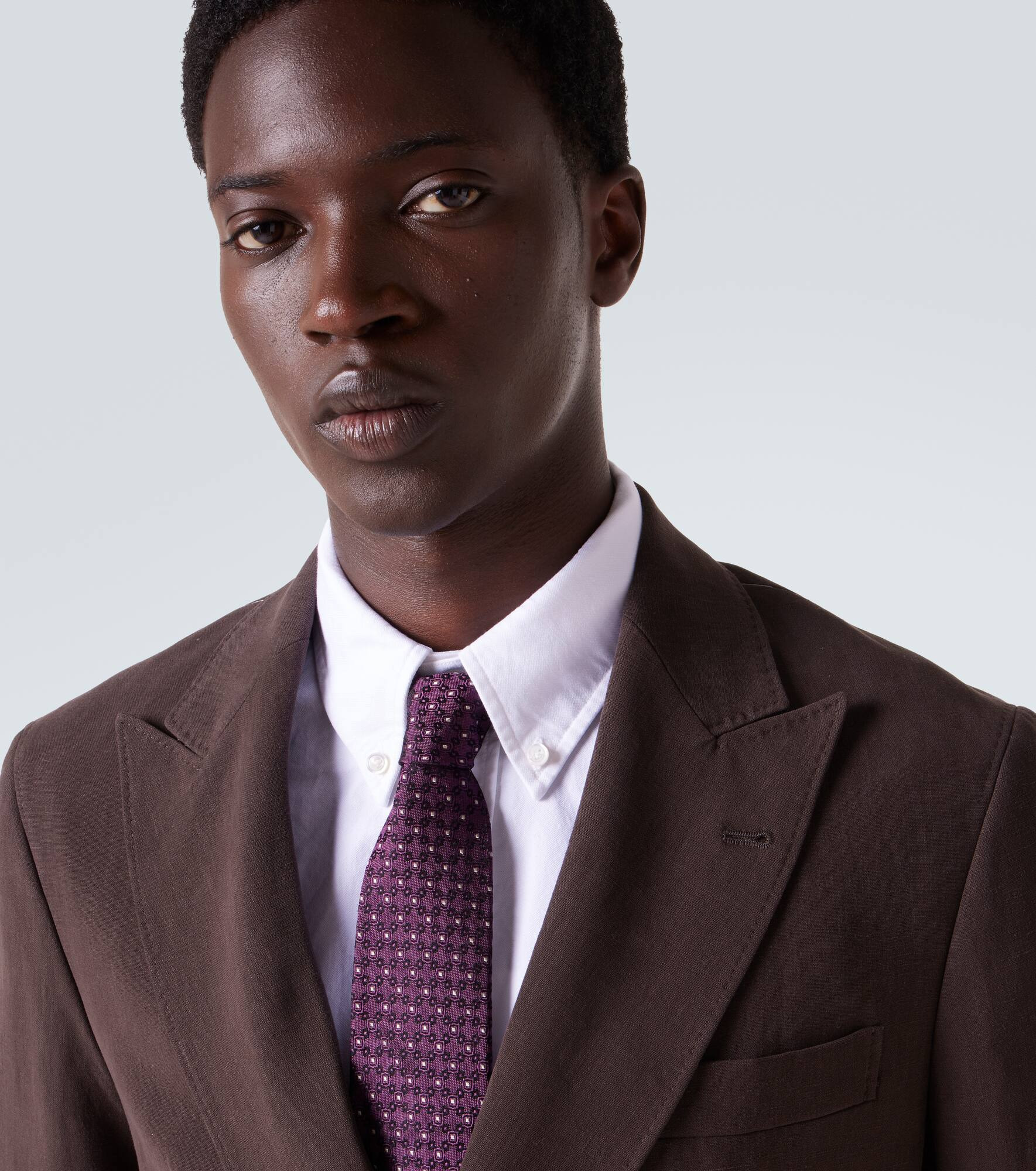 Silk jacquard tie - 3