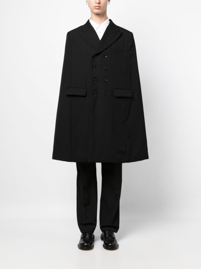 Comme des Garçons Homme Plus peak-lapels double-breasted coat outlook