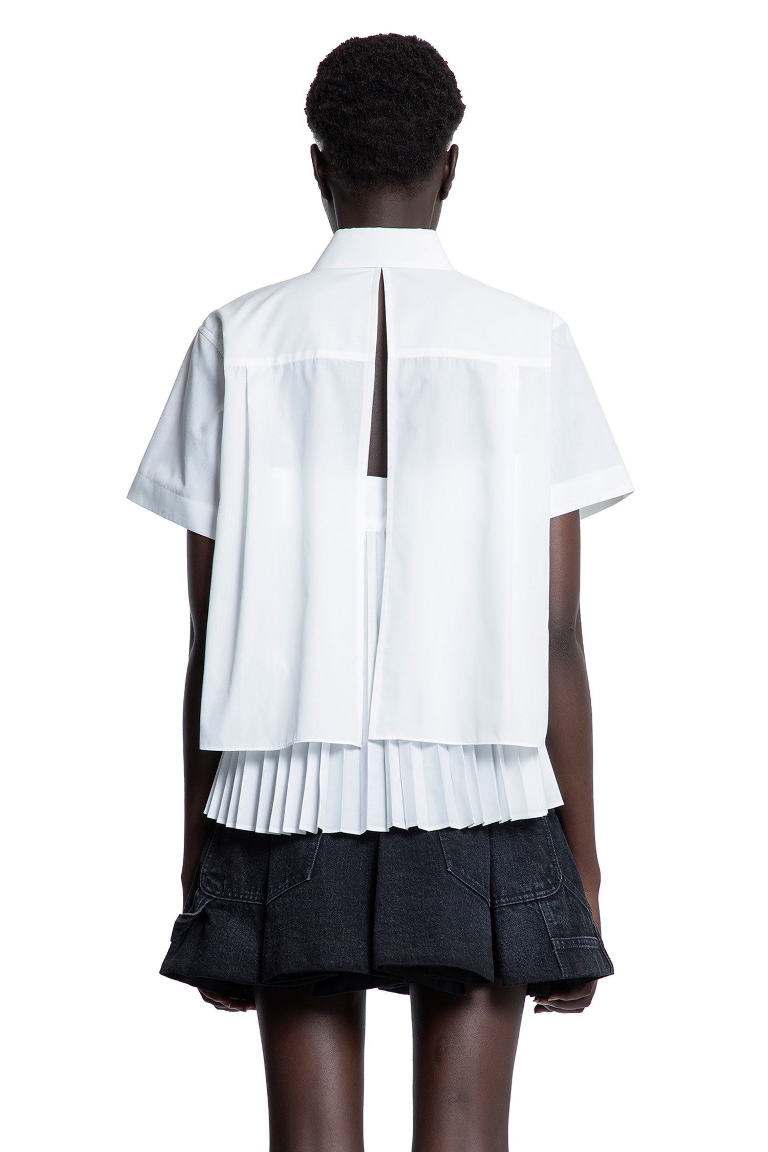 ★sacai★関税込♪日本未入荷♪SpunOrganza x CottonJerseyDress Sweat Shirt by Sacai- La Garçonne