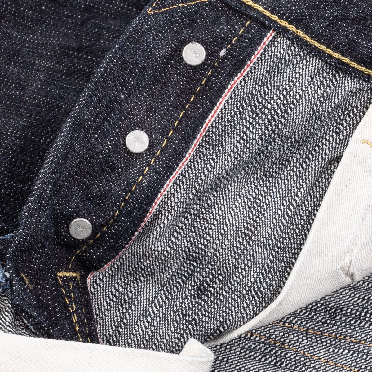 IH-666S-SLB 16oz Slubby Selvedge Denim Slim Straight Cut Jeans - Indigo - 13