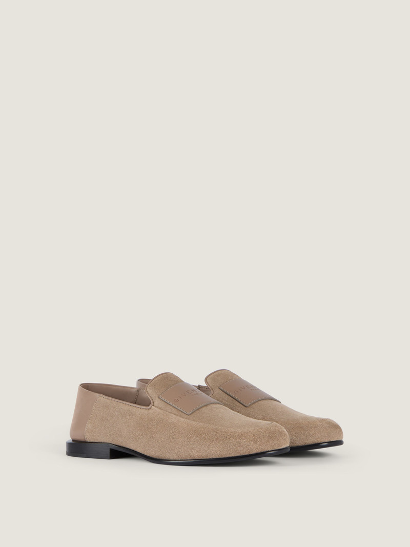 LABEL LOAFERS IN SUEDE 1