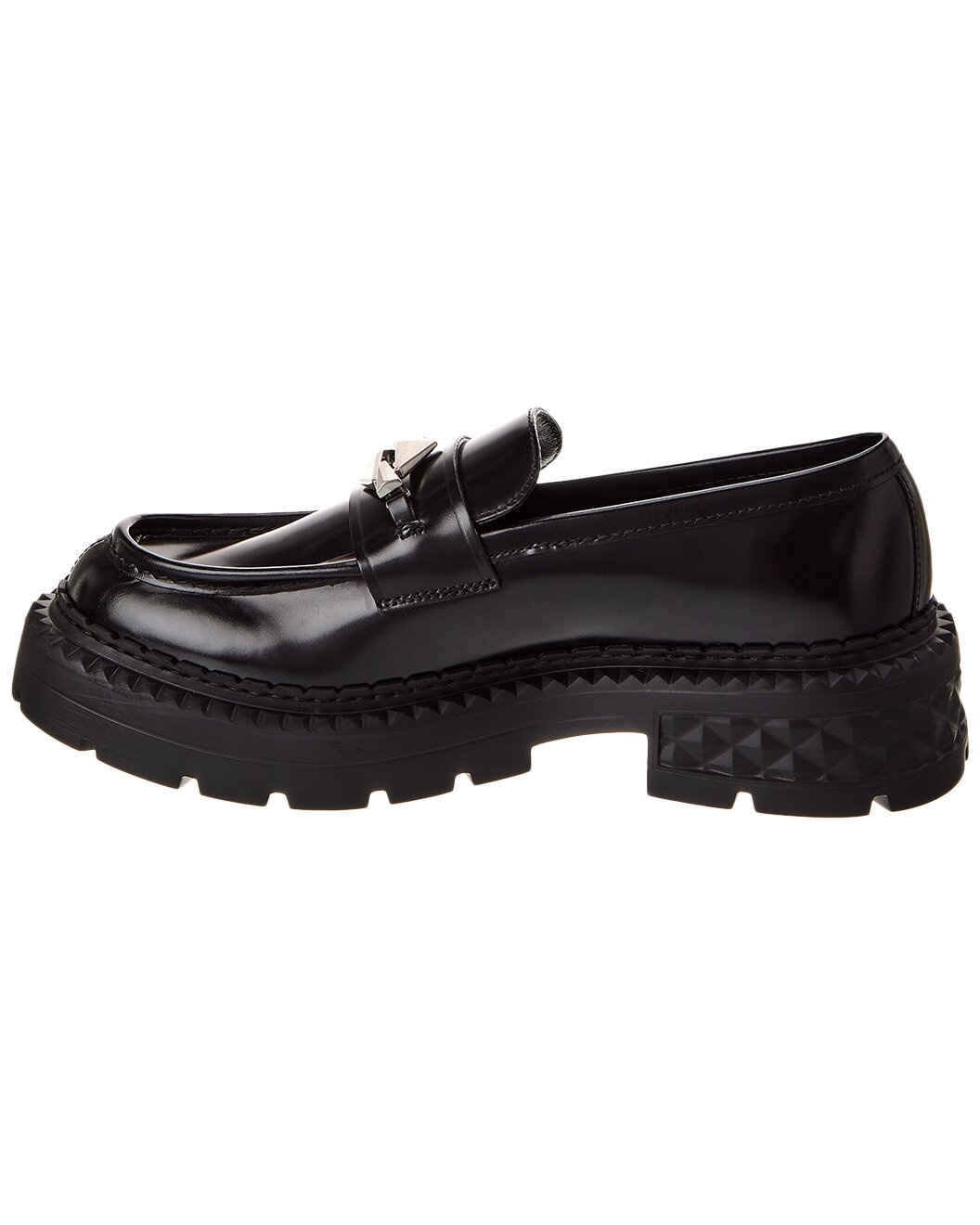 Jimmy Choo Marlow Diamond/F Leather Loafer - 2