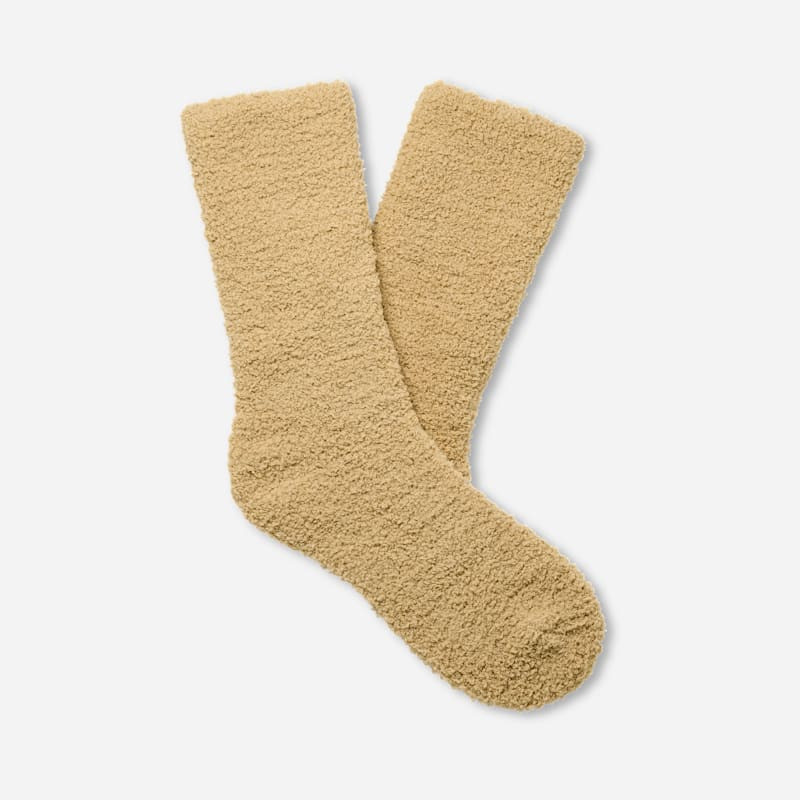 ® Men's Fincher Ultra Cozy Crew Polyester Blend/Recycled Materials in Muted Brass 1