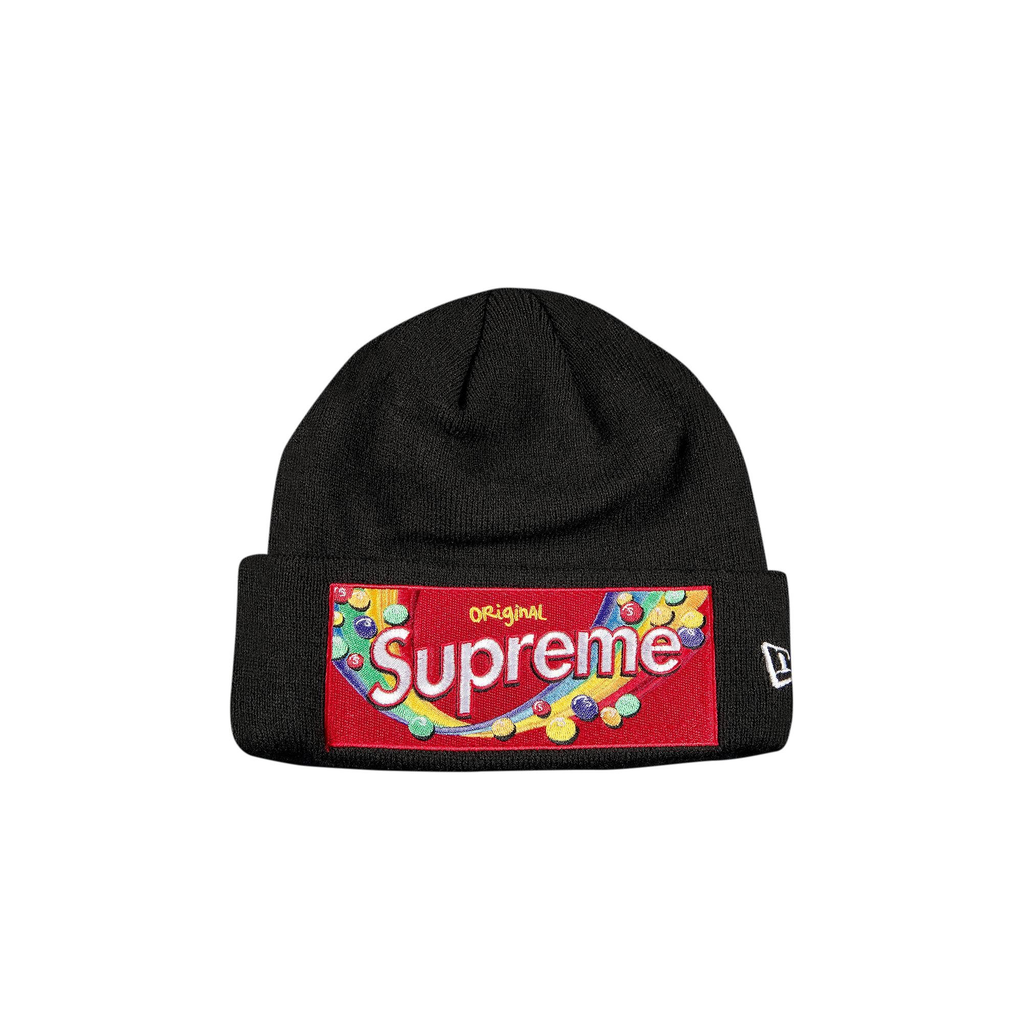 Supreme Supreme x Skittles x New Era Beanie 'Black' | REVERSIBLE