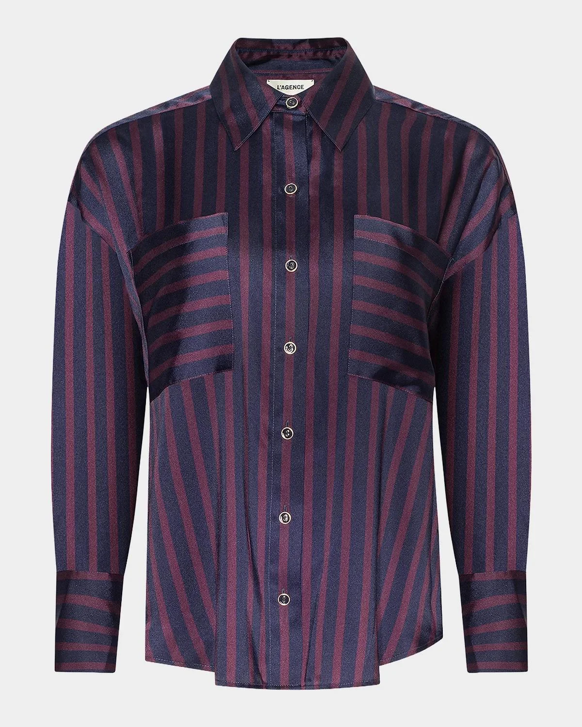 Eliora Striped Relaxed Blouse - 1