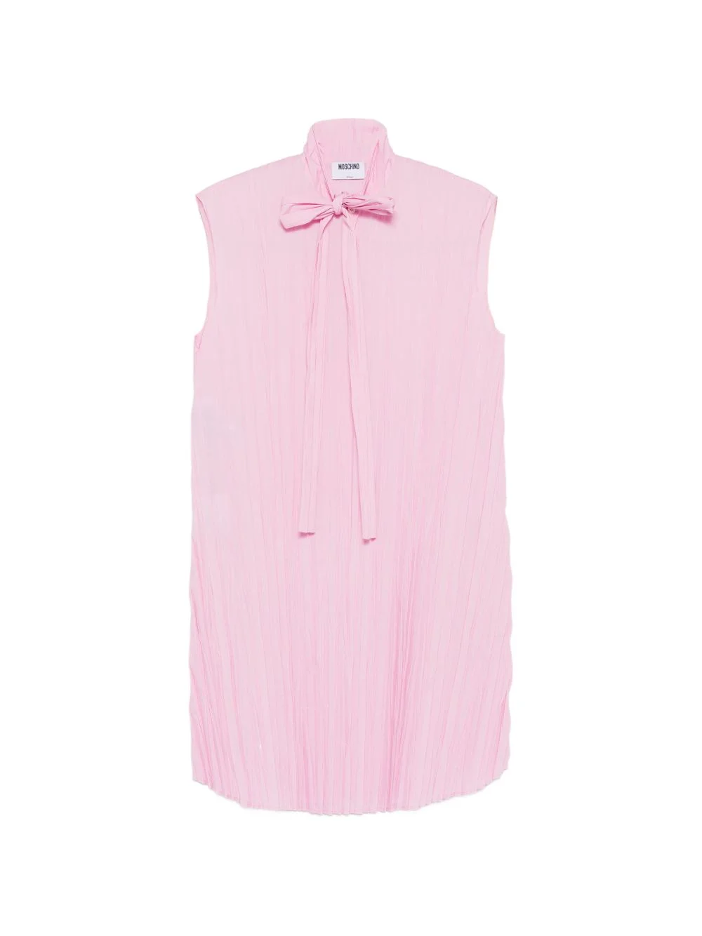 bow pleated mini dress - 1