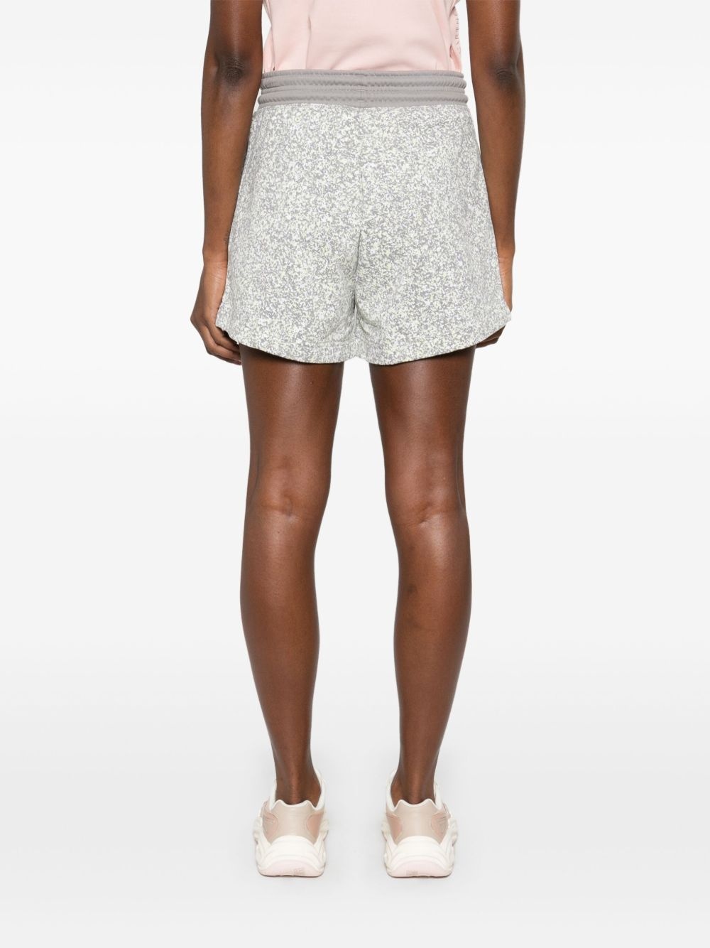 raised-logo track shorts - 4
