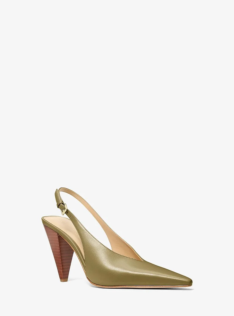 Electra Leather Slingback Pump - 1