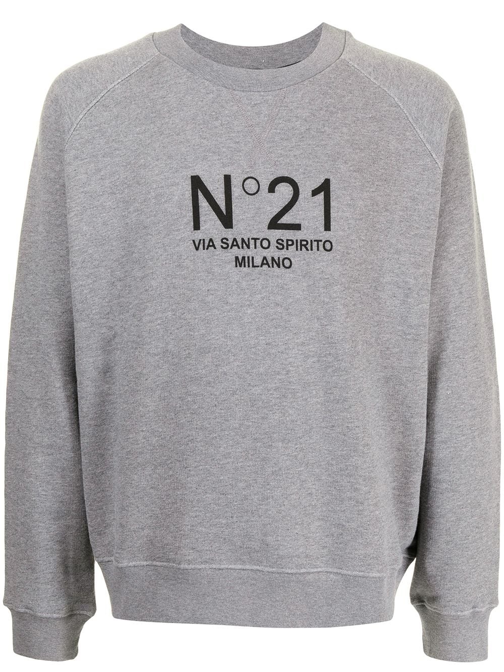 logo-print sweatshirt - 1