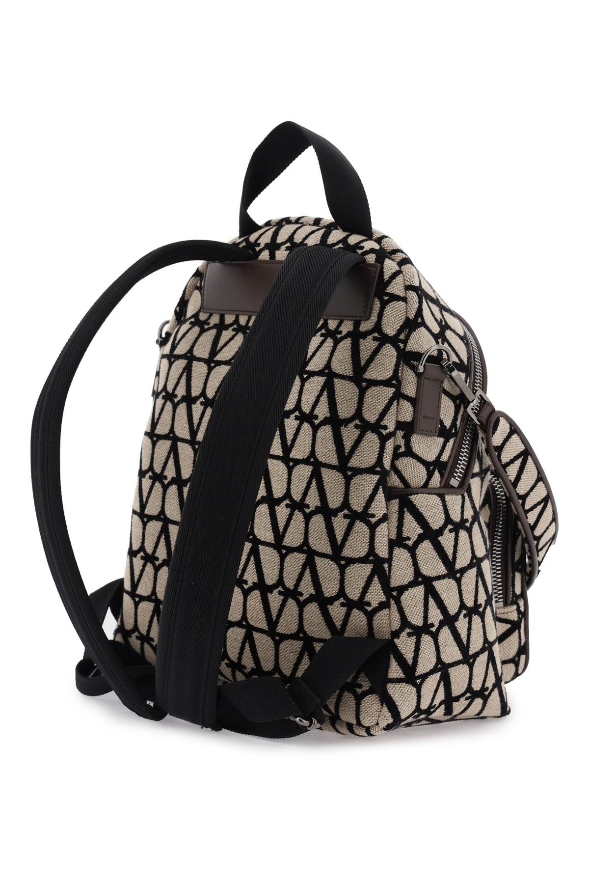 Valentino Garavani Toile Iconographe Backpack Men - 2