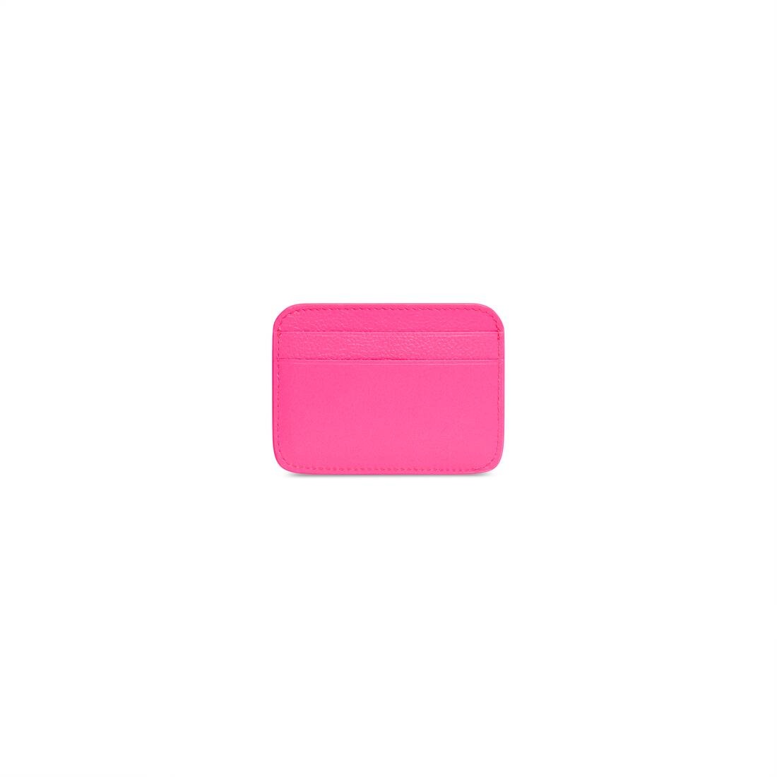 Women's Cash Card Holder  in Fluo Pink - 2