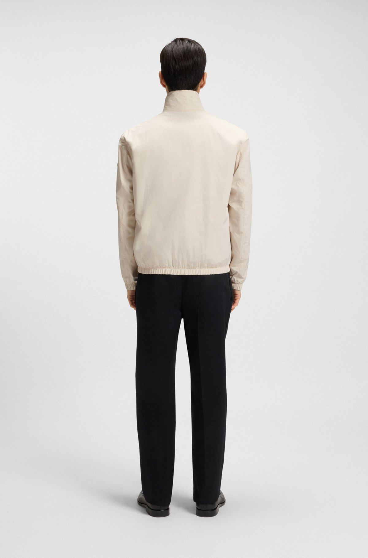WATER-REPELLENT REVERSIBLE JACKET WITH CHECK PATTERN - 4