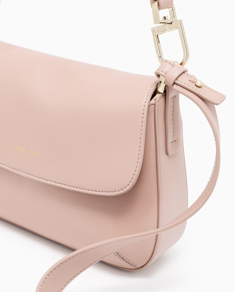 Small la Prima soft baguette bag in nappa leather 5