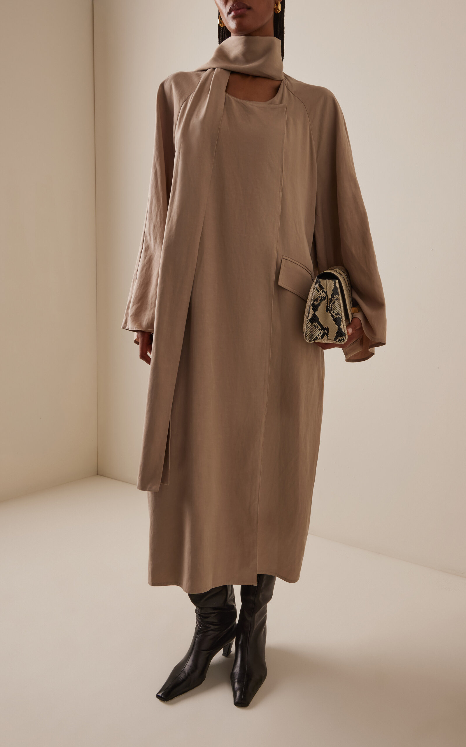 Campagna Tencel-Linen Trench Coat neutral - 2
