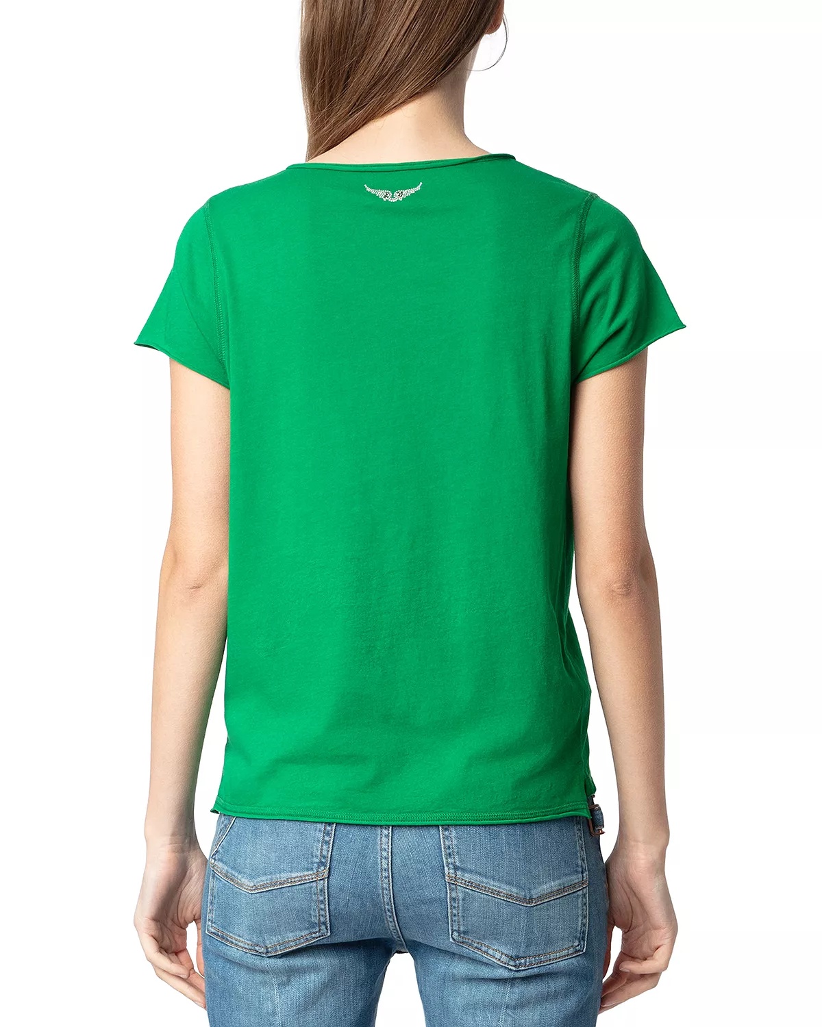 Diamanté Henley Tee - 3