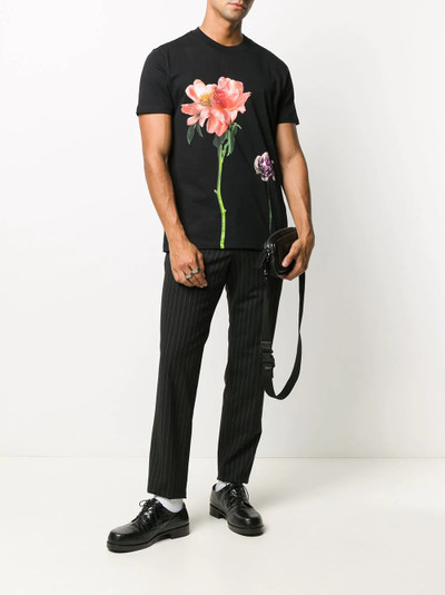 Valentino floral-print crew-neck T-shirt outlook