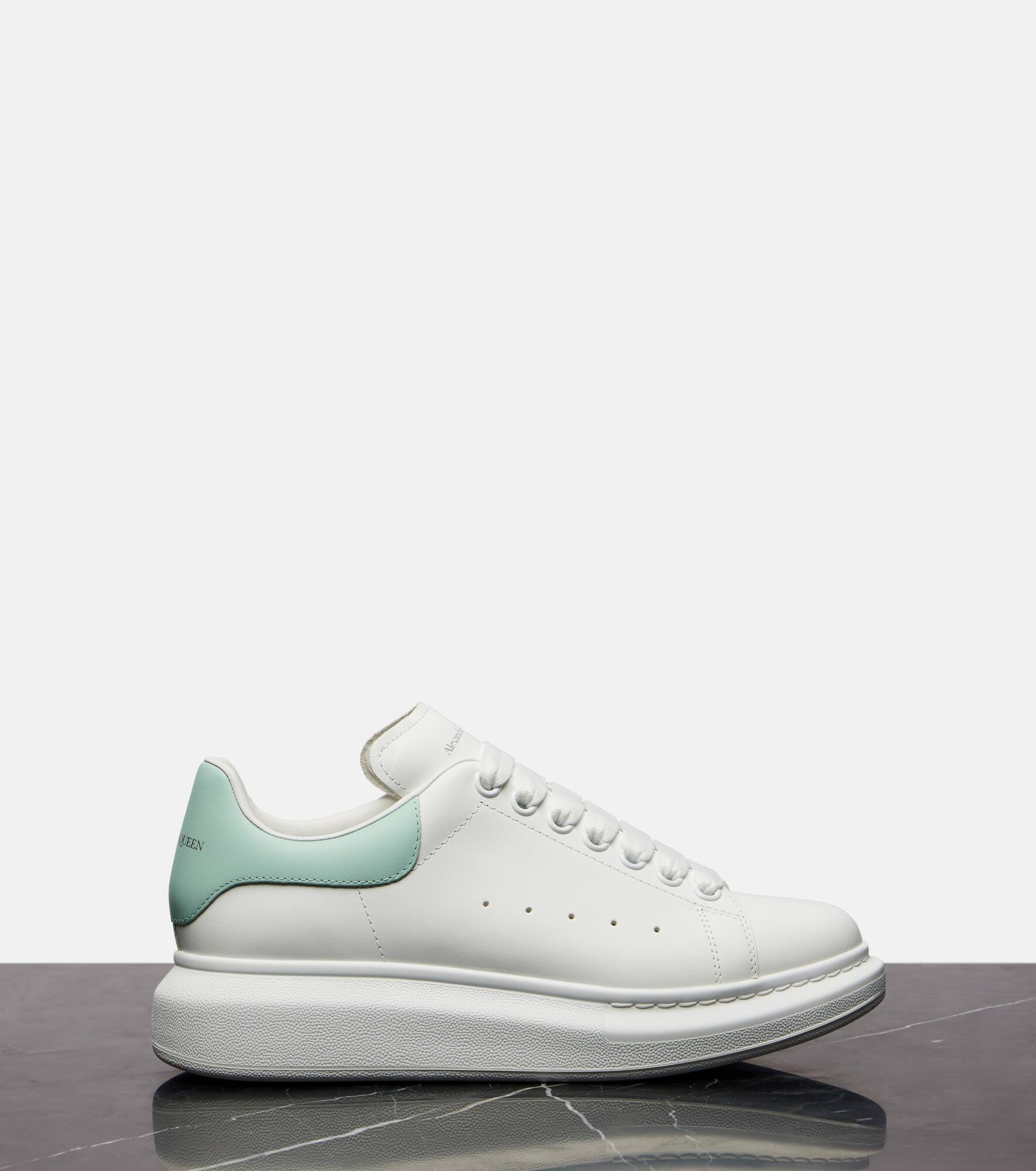 Oversized leather sneakers - 4