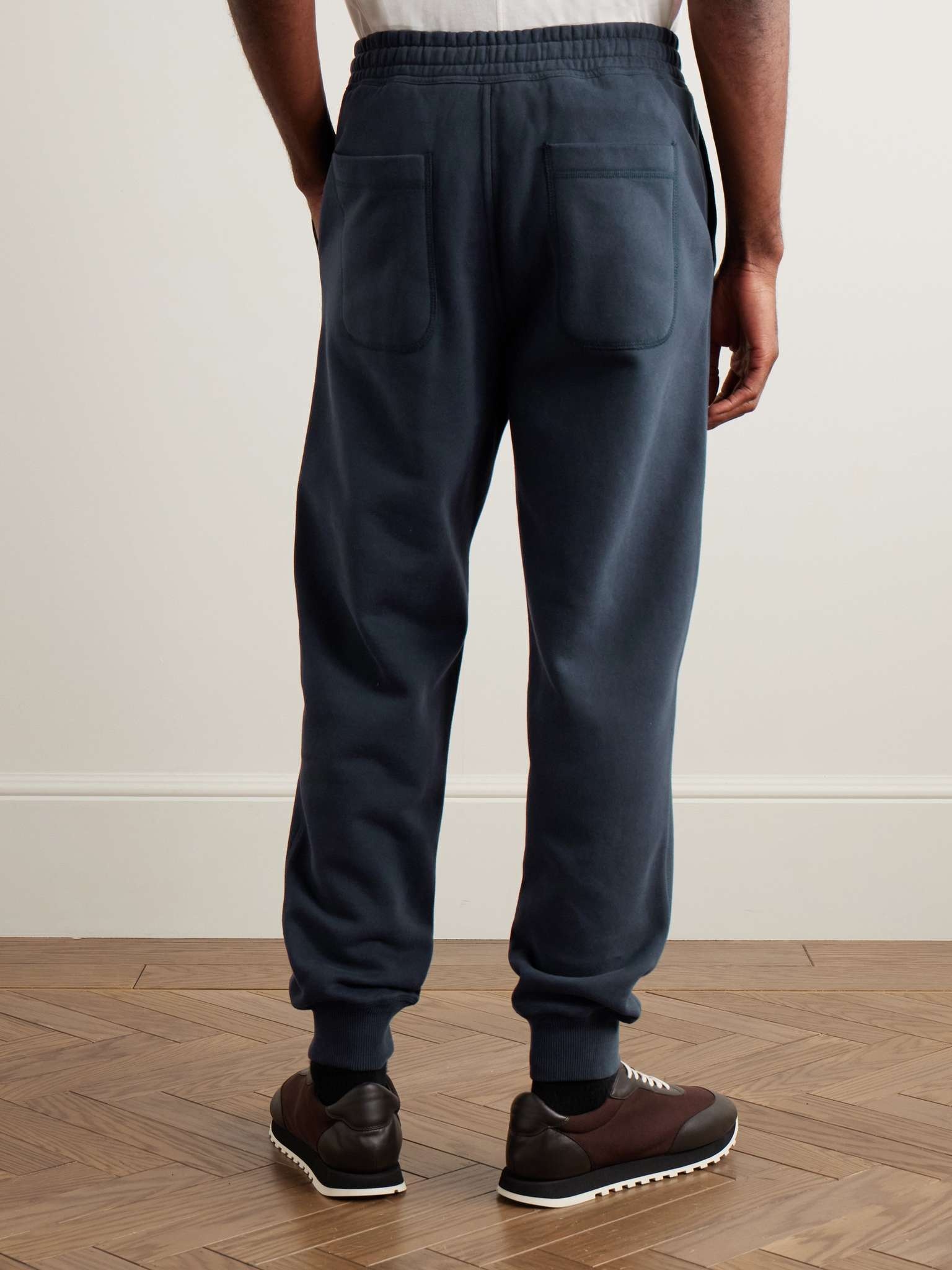 Tapered Cotton-Blend Jersey Sweatpants - 4
