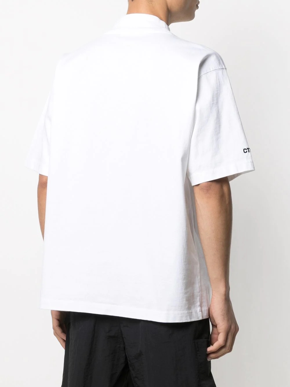 embroidered logo T-shirt - 4