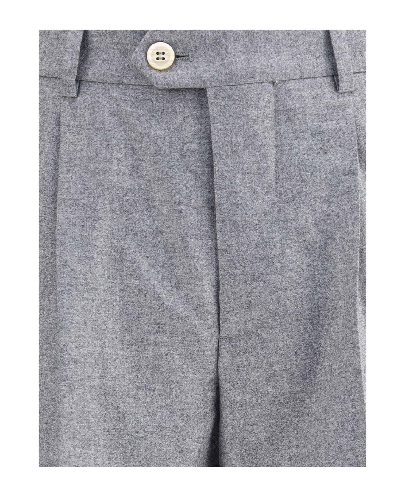 Cashmere-silk Flannel Pants - 3
