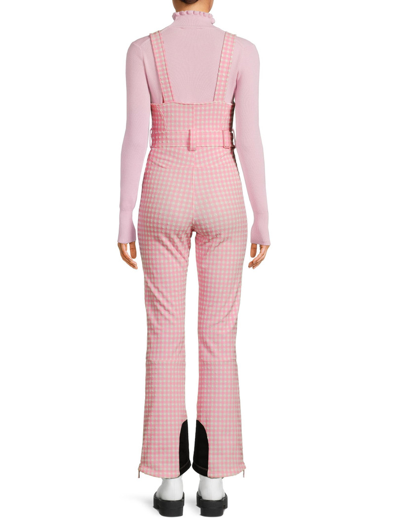 Women's Fernie Gingham Ski Bib - Peony Gingham 5