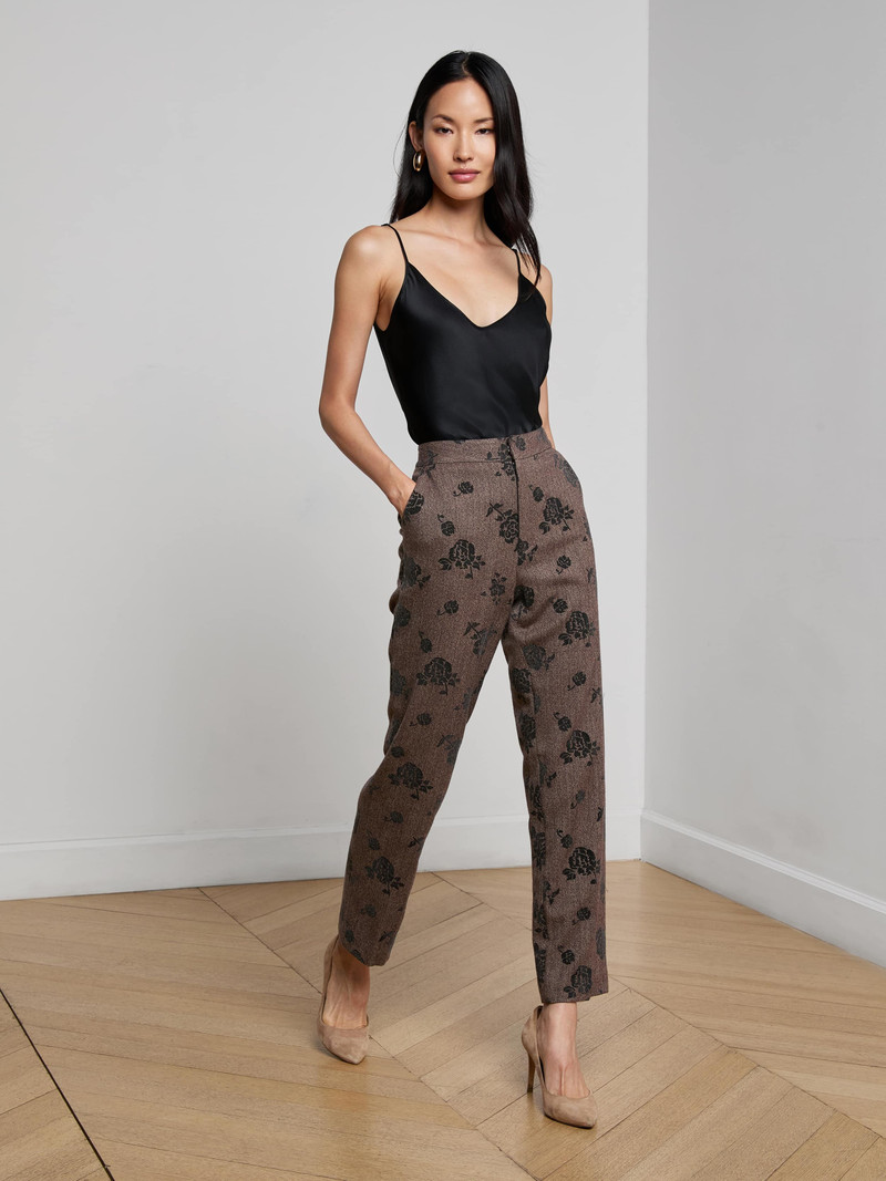 L'AGENCE Rebel Flocked Trouser outlook